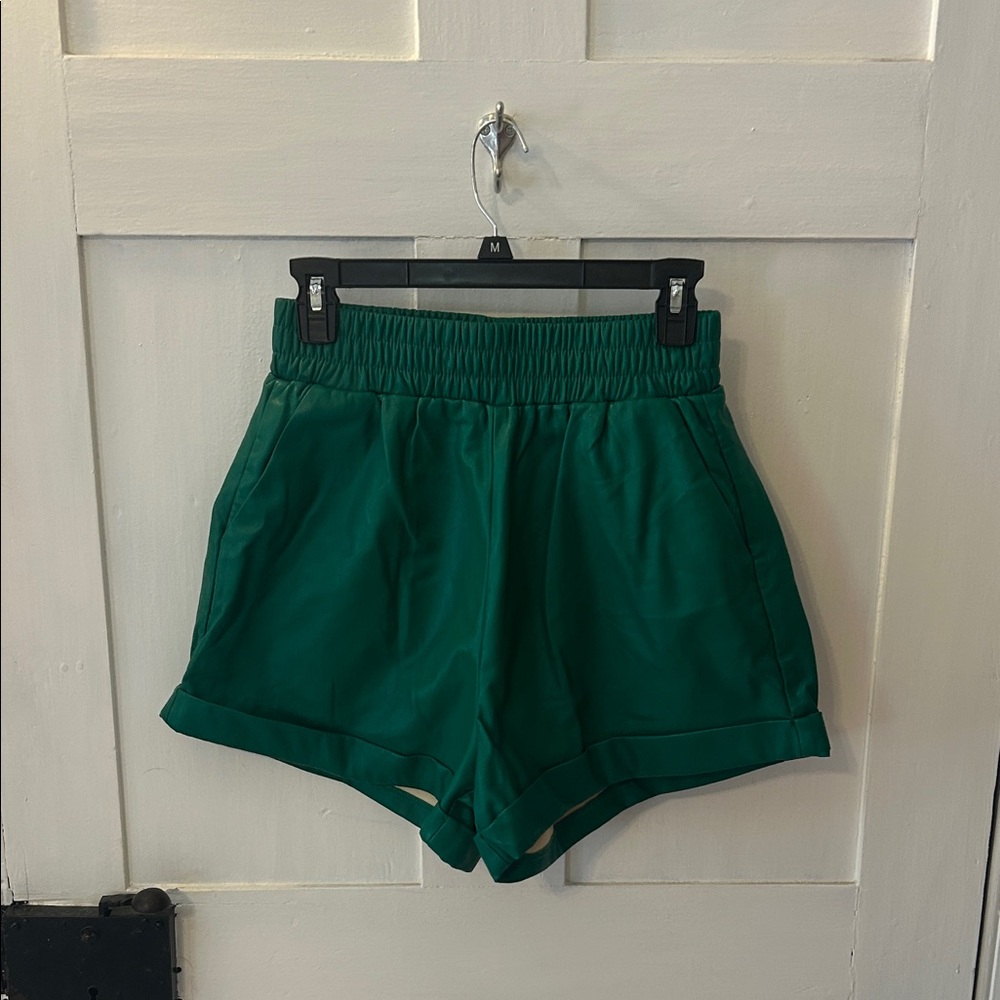 Commense Teal Women's Athletic Shorts